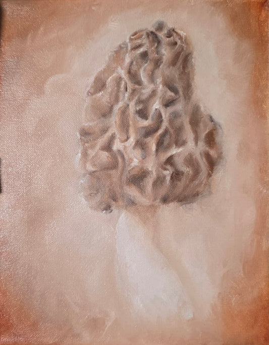Morel Oil Painting