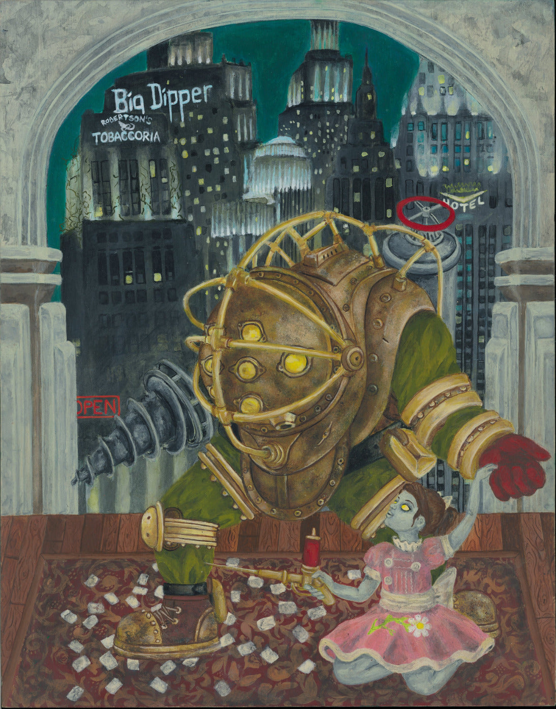 Bioshock Big Daddy and Little Sister Print