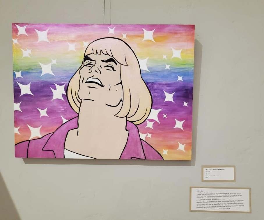 Heya Meme Acrylic Painting