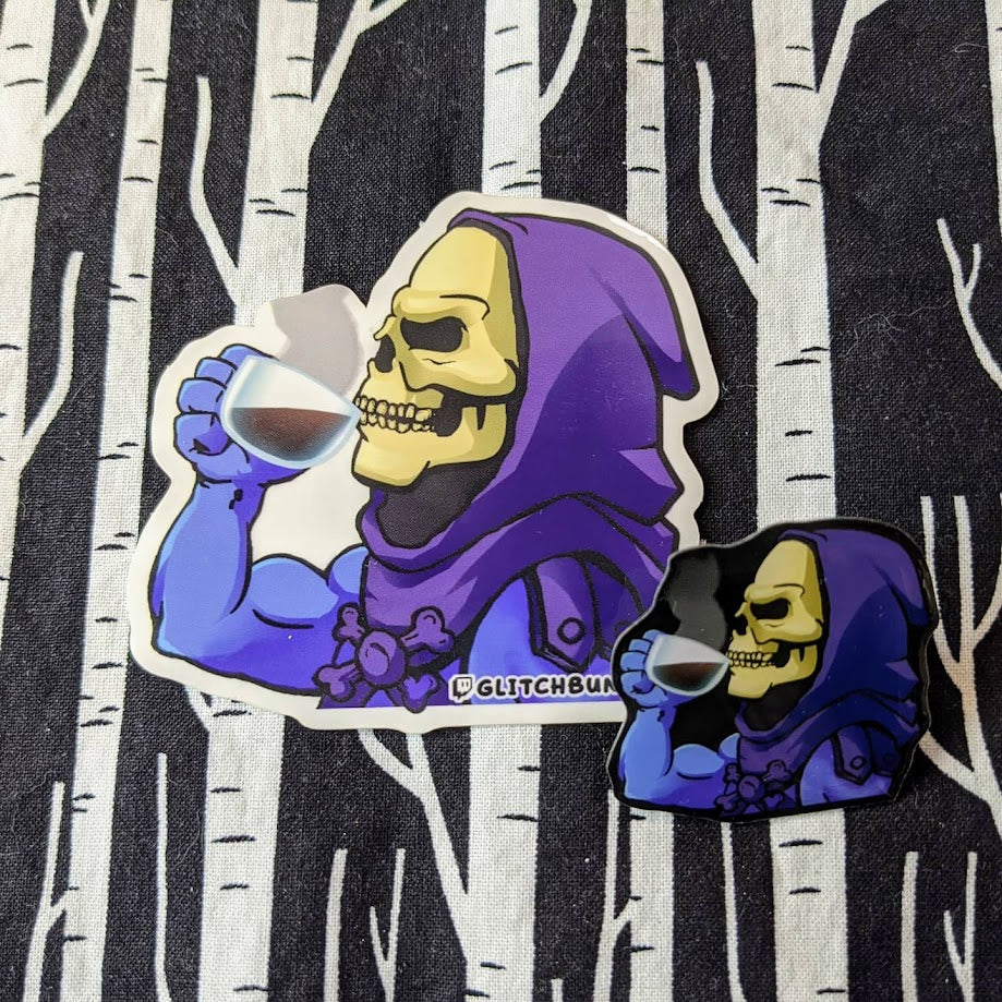Skeletor Sip Pin